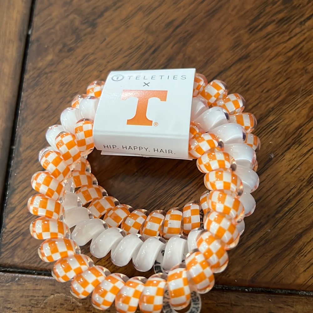 COPY - COPY - COPY - Teleties 3 pack of hair ties representing University of Te…